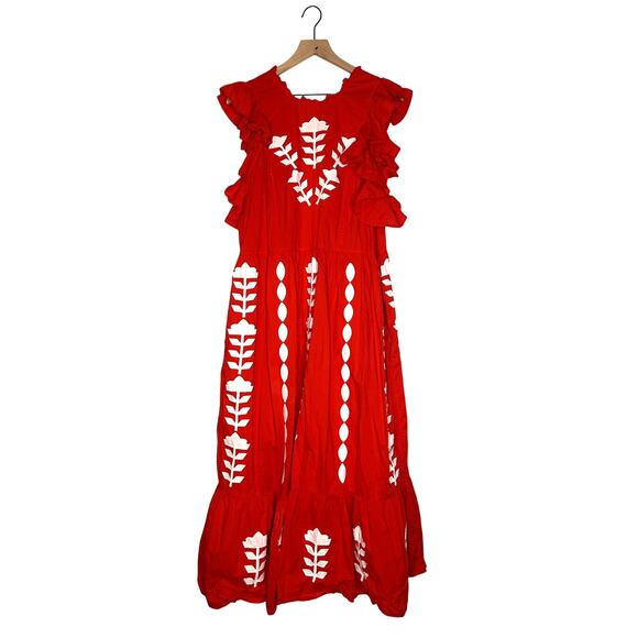 Banjanan Hannah Floral Maxi Dress 2X - Picture 3 of 6